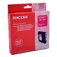 Картридж гелевый тип GC-21M пурпурный (magenta) [405534] для Ricoh GX 3000S/ 3000SF/ 3050SFN/ 2500/ 3000/ 3050N/ 5050N/ 7000