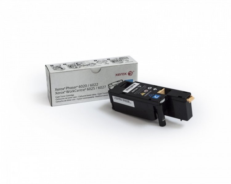 Принт-картридж голубой (cyan) XEROX 106R02760 для Phaser 6020/6022/WC 6025/6027