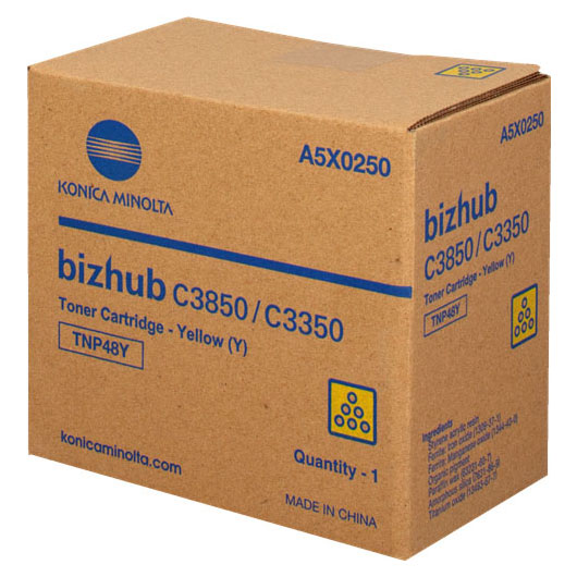 Тонер желтый(yellow) Konica Minolta TNP-48Y для bizhub C3350/bizhub C3850