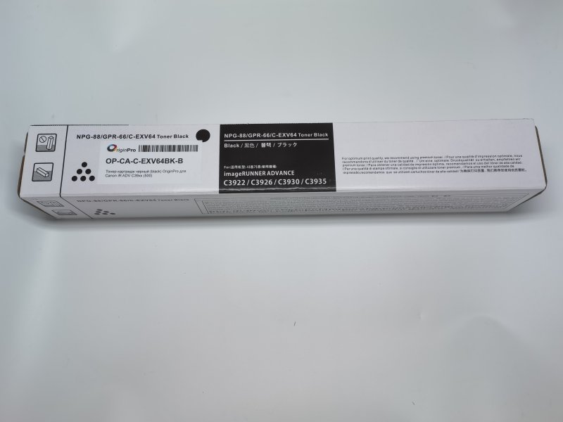 Тонер-картридж черный (black) OriginPro для Canon iR ADV C39xx (500г)