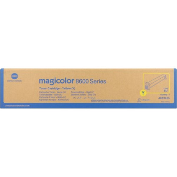 Тонер-картридж желтый(yellow) Konica Minolta A0D7253 для magicolor 8650DN