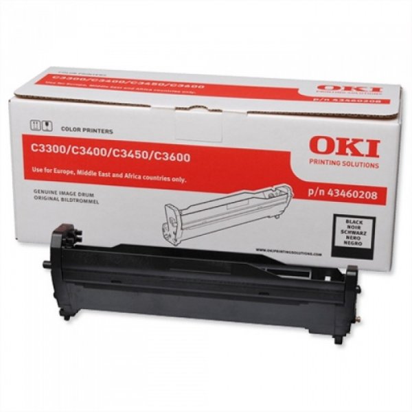 Фотобарабан черный(black) OKI 43460208 для C3300/C3400/C3450/C3600