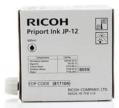 Чернила тип JP12 Черные (Black) [817104] для Ricoh Priport JP3000/ 1210/ 1250/ 1215/ 1255/ DX3240/ 3440/ 3243/ 3443/ DD3344/ DD3324