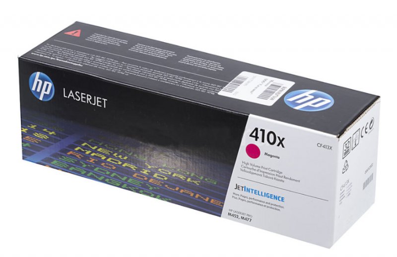 Тонер-картридж пурпурный (magenta) HP 410X для HP LaserJet Pro M452/M477