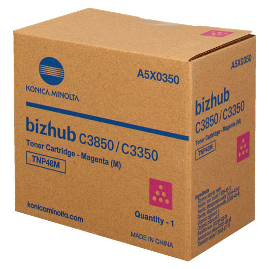 Тонер пурпурный(magenta) Konica Minolta TNP-48M для bizhub C3350/bizhub C3850