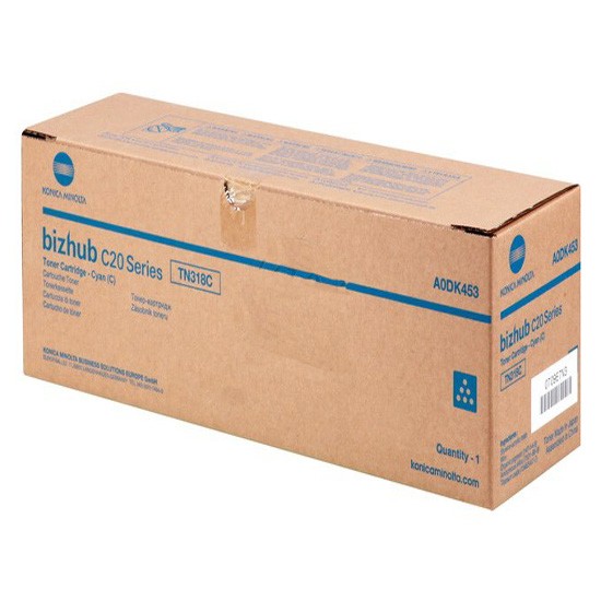 Тонер-картридж голубой(cyan) Konica Minolta TN-318C для Bizhub C20