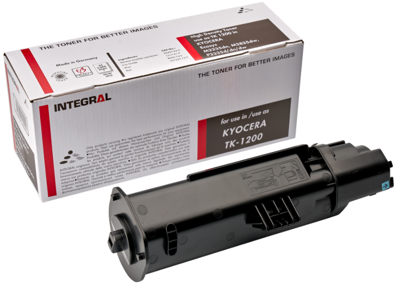 Тонер-картридж черный (black) Kyocera Integral TK-1200 с чипом (IN-TK-1200)