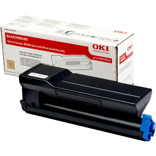 Тонер-картридж черный(black) OKI 43979218 для MB480/B440DN
