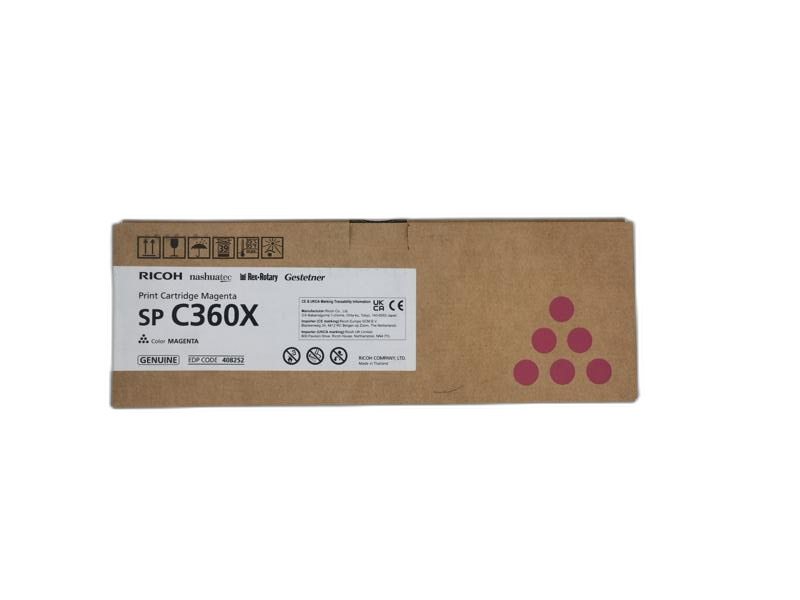 Принт-картридж тип SP C360X пурпурный (magenta) [408252] для Ricoh SP C361SFNw