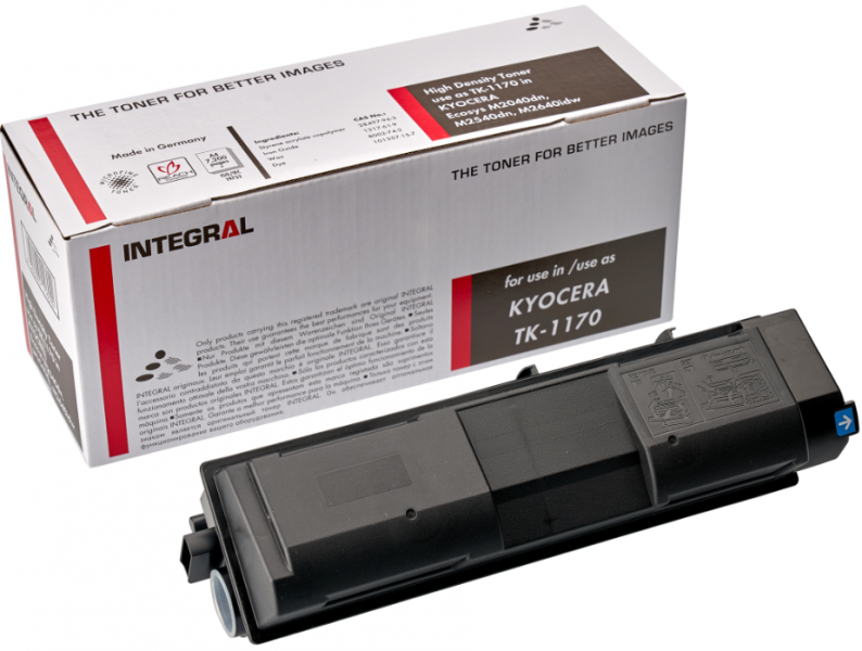 Тонер-картридж черный (black) Kyocera Integral TK-1170 с чипом (IN-TK-1170)