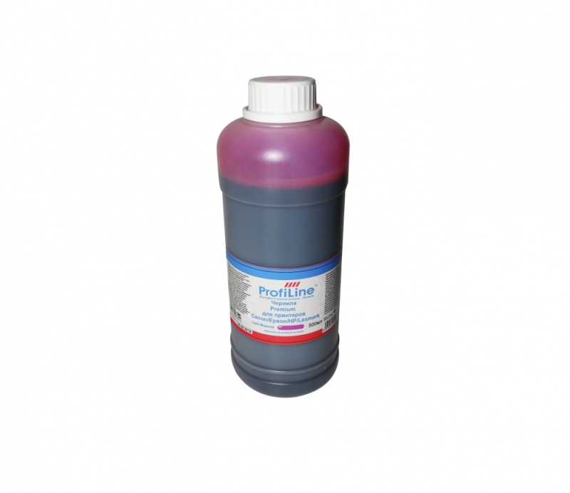 Чернила для Canon/Epson/HP/Lexmark на водной основе Light Magenta 500 мл ProfiLine (PL_INK_U_C/E/H/L_LM_500ml) для Canon/Epson/HP/Lexmark