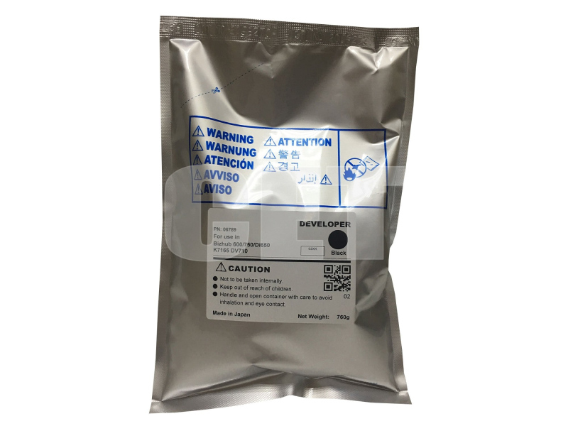 Девелопер DV710 для KONICA MINOLTA Bizhub 600/750/601/751 (CET), 760г, 250000 стр., CET6789