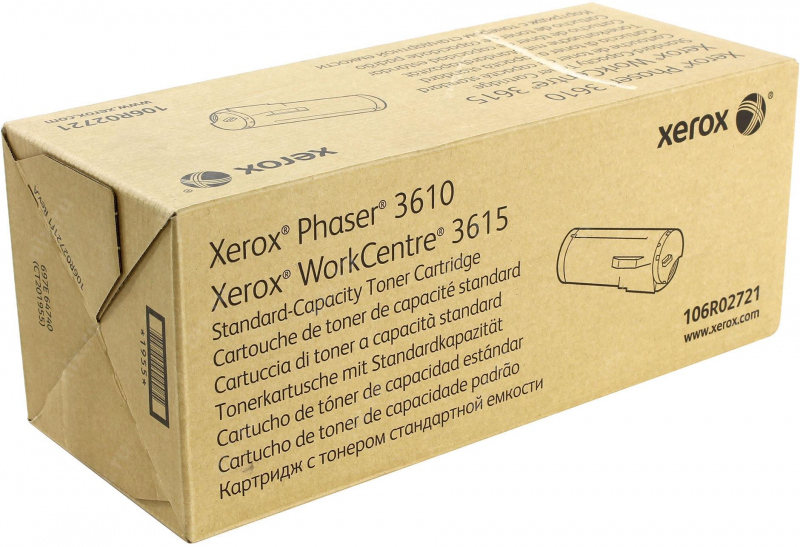 Тонер-картридж черный (black) XEROX 106R02721 для Ph 3610/WC 3615