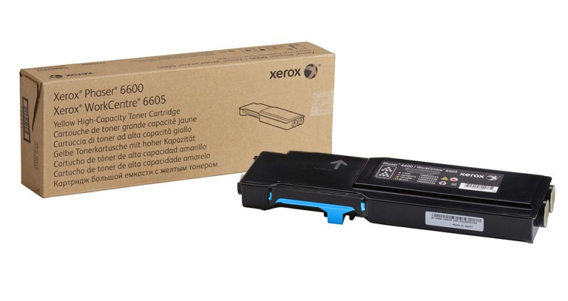 Тонер-картридж голубой (cyan) XEROX 106R02233 для Ph 6600/WC 6605
