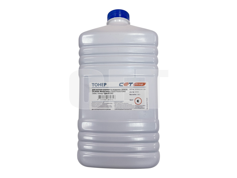 Тонер (Type 832, CPT) для XEROX SC2020 (Japan) Black, 500г/бут, (унив.), OSP08323-K-1-500