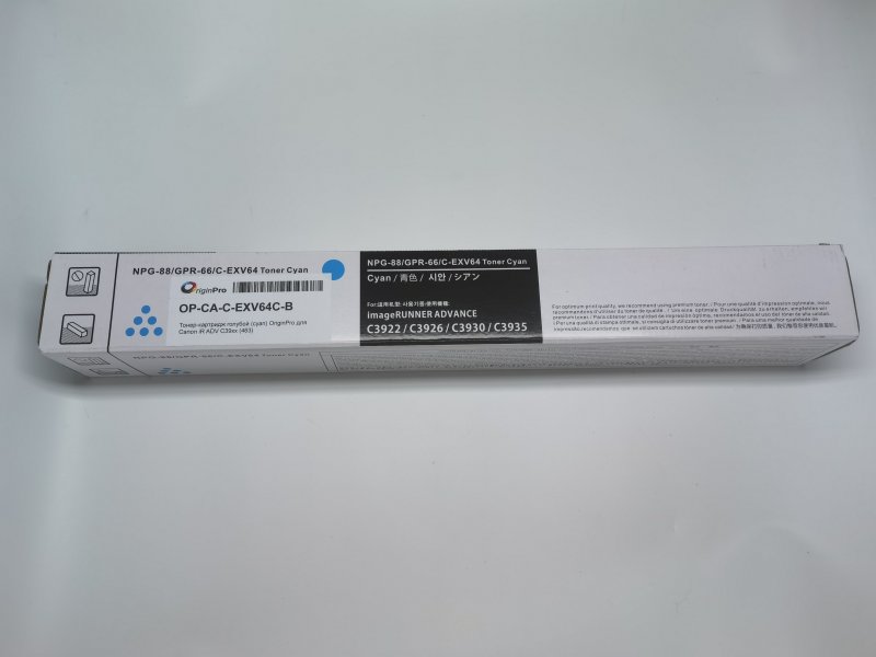 Тонер-картридж голубой (cyan) OriginPro для Canon iR ADV C39xx (463)