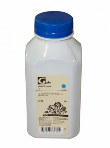 Тонер Тонер Хим для HP CF361/CF381/CF401/CF411/CF451/CF531 Cyan 95гр (H108) PET Фас РФ GP (GP_TNR_U_H108_C_95_P)