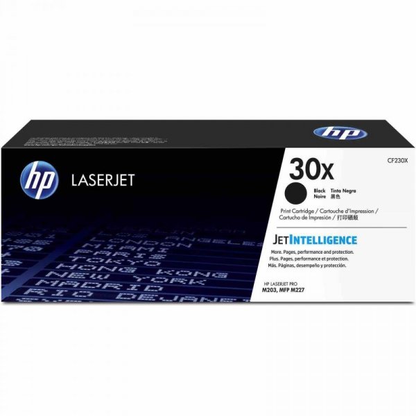 Тонер-картридж черный (black) HP 30X для HP LaserJet Pro M203/M227
