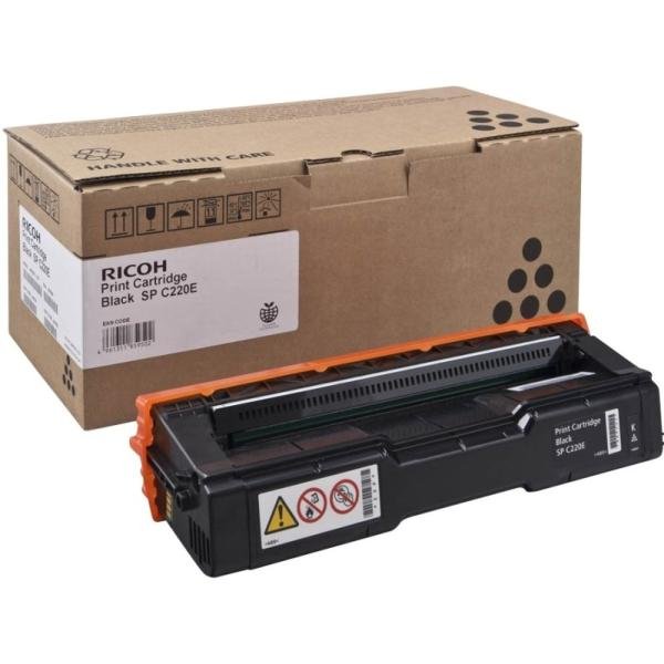 Принт-картридж тип SPC220E черный (black) [407642] для Ricoh Aficio SP C220S/ C221SF/ C222SF/ SP C220N/ C221N/ C222DN/ C240DN/ C240SF