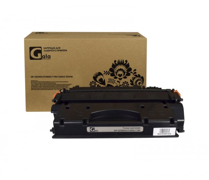 Картридж Картридж CE505X/CF280X/719H/720H/C-EXV40 (№05X №80X) 6900 копий GalaPrint (GP_CE505X/CF280X/719H/720) для -