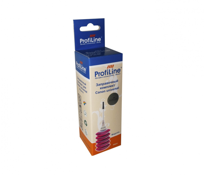 Чернила для Canon универсальные на водной основе Magenta 1*30 мл ProfiLine (PL_INK_U_C_M_1*30ml) для Canon