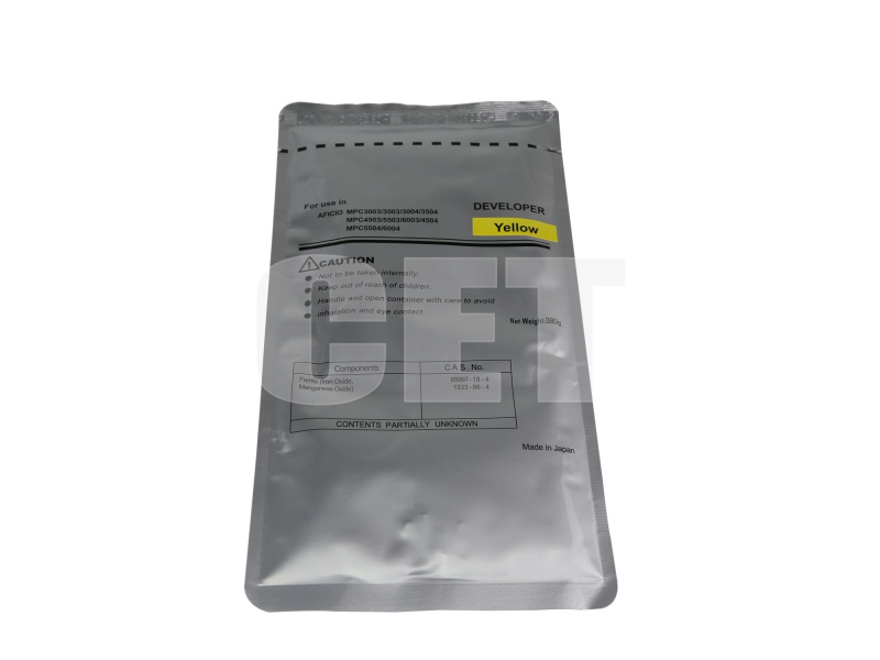 Девелопер для RICOH MPC3003/3503/3504/5503/4504/6004 (CET) Yellow, 380г, 160000 стр., CET171004