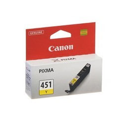 Картридж Canon CLI-451Y желтый (yellow) Canon 6526B001 Cartridge CLI-451Y