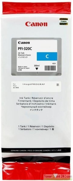 Картридж голубой (cyan) Canon 2891C001 Cartridge PFI-320 Cyan