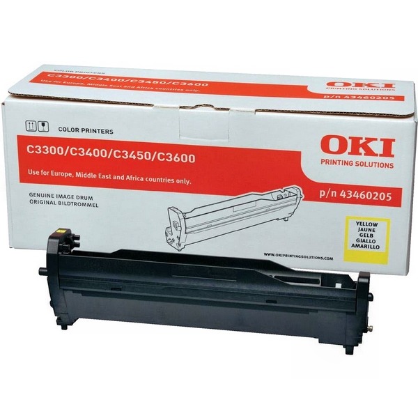 Фотобарабан желтый(yellow) OKI 43460205 для C3300/C3400/C3450/C3600