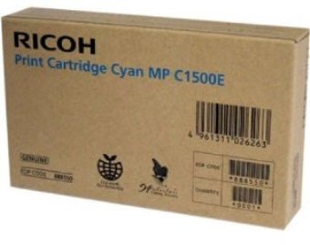 Принт-картридж тип MP C1500E тип MP C1500E голубой (cyan) [888550] для Ricoh