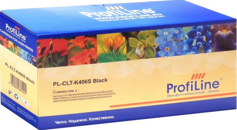 CLT-K406S Картридж черный (black) ProfiLine (1.5K) для Samsung