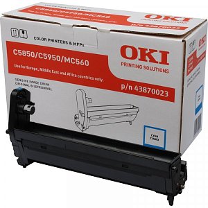 Фотобарабан голубой(cyan) OKI 43870023 для C5850/C5950/MC560