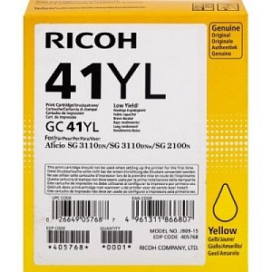 Картридж гелевый тип GC 41YL желтый (yellow) [405768] для Ricoh Aficio SG 2100N/ 3110DN/ 3110DNw/ 3100SNw/ 3110SFNw/ 7100DN