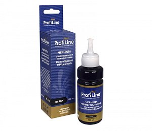 Чернила для Canon/Epson/HP/Lexmark универсальные на водной основе Black 100 мл ProfiLine (PL_INK_U_C/E/H/L_BK_100ml)