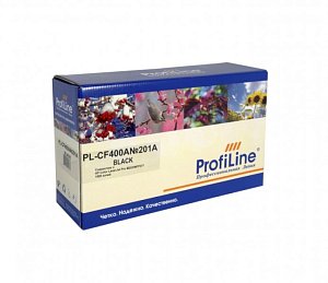 Картридж Картридж CF400A (№201A) Black 1500 копий ProfiLine (PL_CF400A_BK)