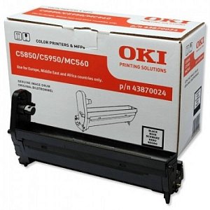 Фотобарабан черный(black) OKI 43870024 для C5850/C5950/MC560