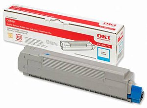 Тонер-картридж голубой(cyan) OKI 44643007 для C801/C821