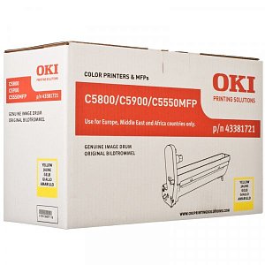 Фотобарабан желтый(yellow) OKI 43381721 для C5800/C5900/C5550mfp