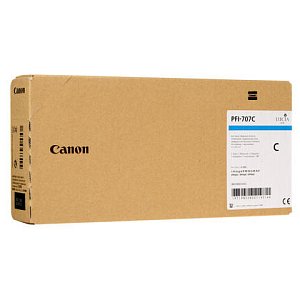 Картридж голубой (cyan) Canon PFI-707 C для iPF830/840/850