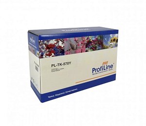 Тонер-туба Тонер-туба TK-570Y Yellow 12000 копий ProfiLine (PL_TK-570Y_Y_WC)