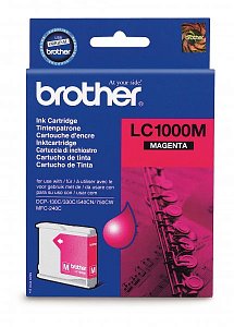 Чернила пурпурный (magenta) Brother LC-1000M