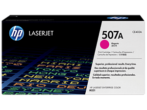 Тонер-картридж пурпурный (magenta) HP 507A для HP LaserJet Pro M570