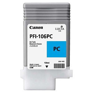 Картридж фото голубой Canon PFI-106 PC для iPF6400S/IPF6400/IPF6450 Картридж фото голубой Canon PFI-106 PC для iPF6400S/IPF6400/IPF6450