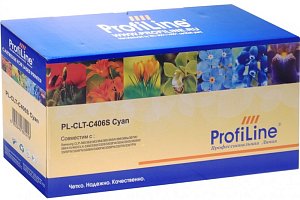 CLT-C406S Картридж голубой (cyan) ProfiLine (1K) для Samsung