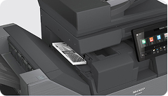 Передний план панели управления Sharp BP-51M45