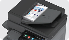 Передний план панели управления Sharp BP-71C45
